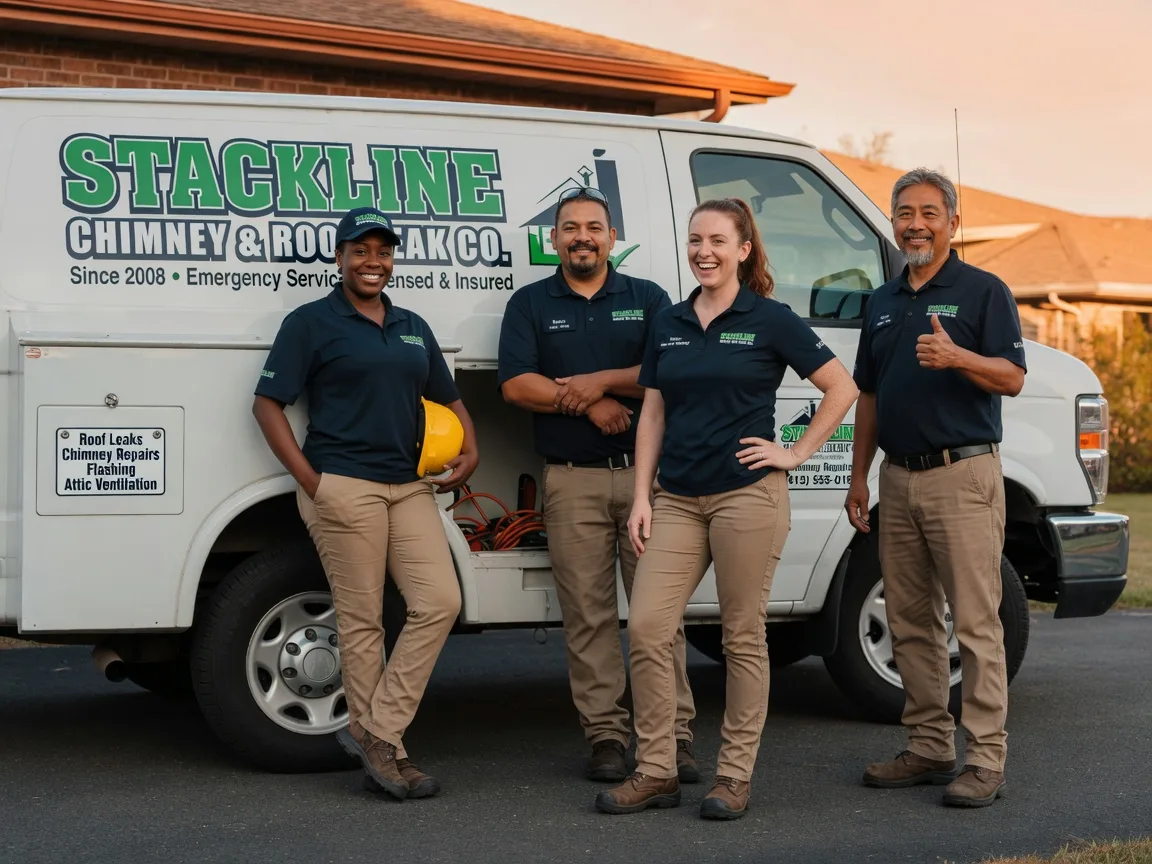 Chimney flashing repair company in Burneyville, OK